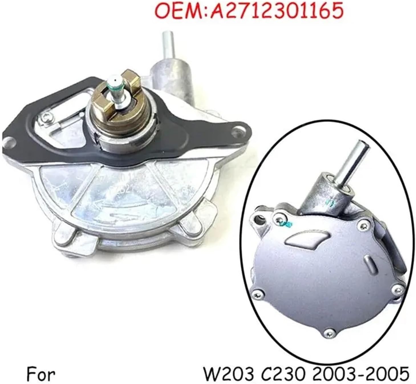 Engine Power Brake System Booster Vacuum Pump 2712300465 Part Component Fit For Mercedes Benz C209 W203 2712300965 271230116