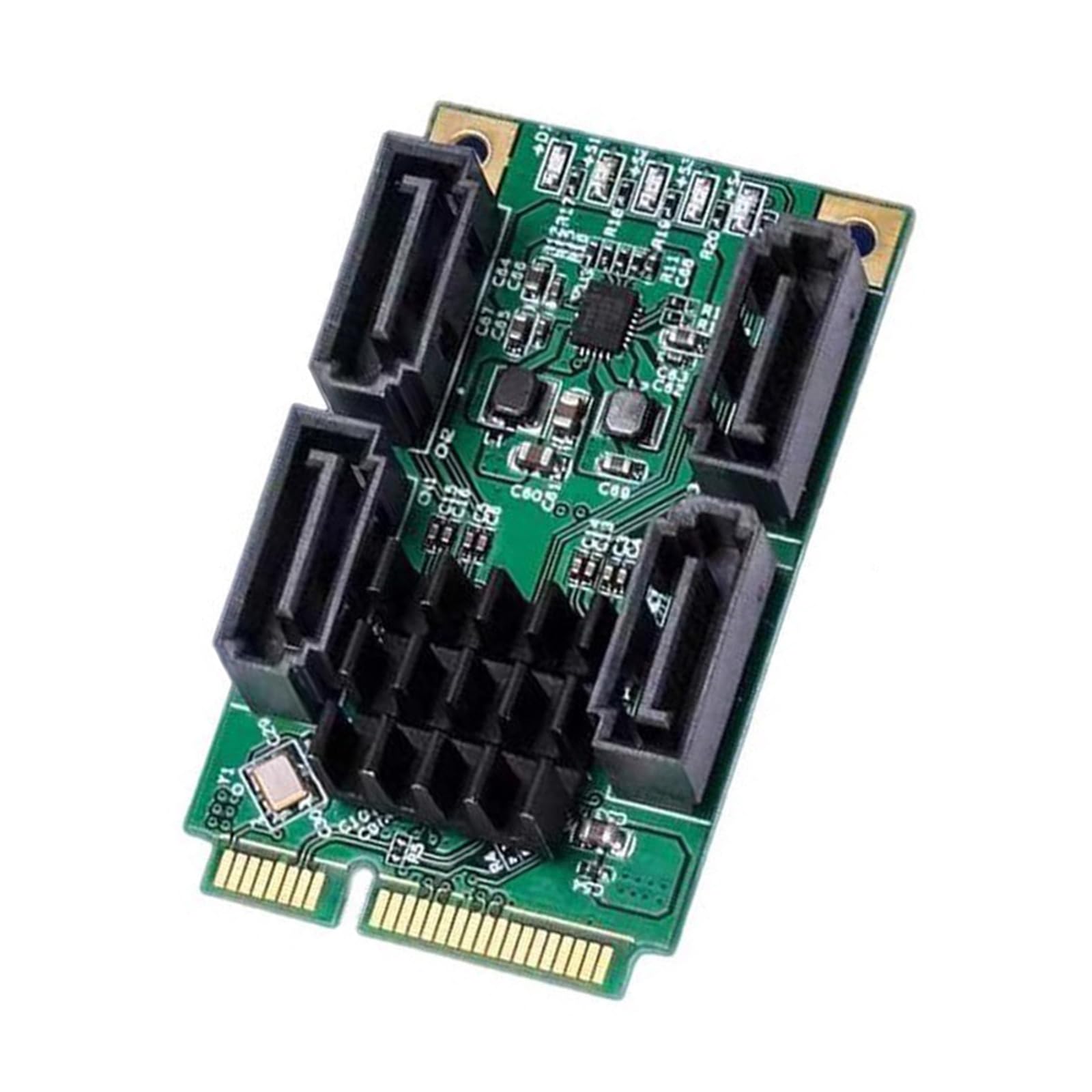 Adaptador MiniPCIe a SATA Marvell con puertos de 6Gbps para ampliación de disco 8