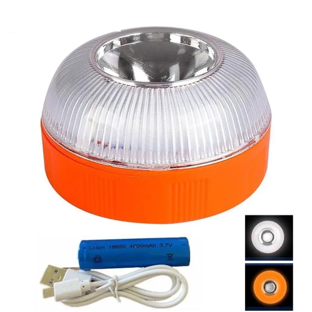 Lampa awaryjna V16 Samochodowa lampa ostrzegawcza z akumulatorem, indukcją magnetyczną, stroboskopowa, nowa
