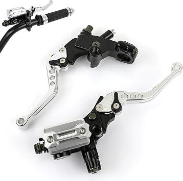 DREAMIZER Motorcycle Clutch Lever Universal Brake Handle Adjustable Short Compatible with 7/8" 22mm Handlebars for Hydraulic Brake Systems