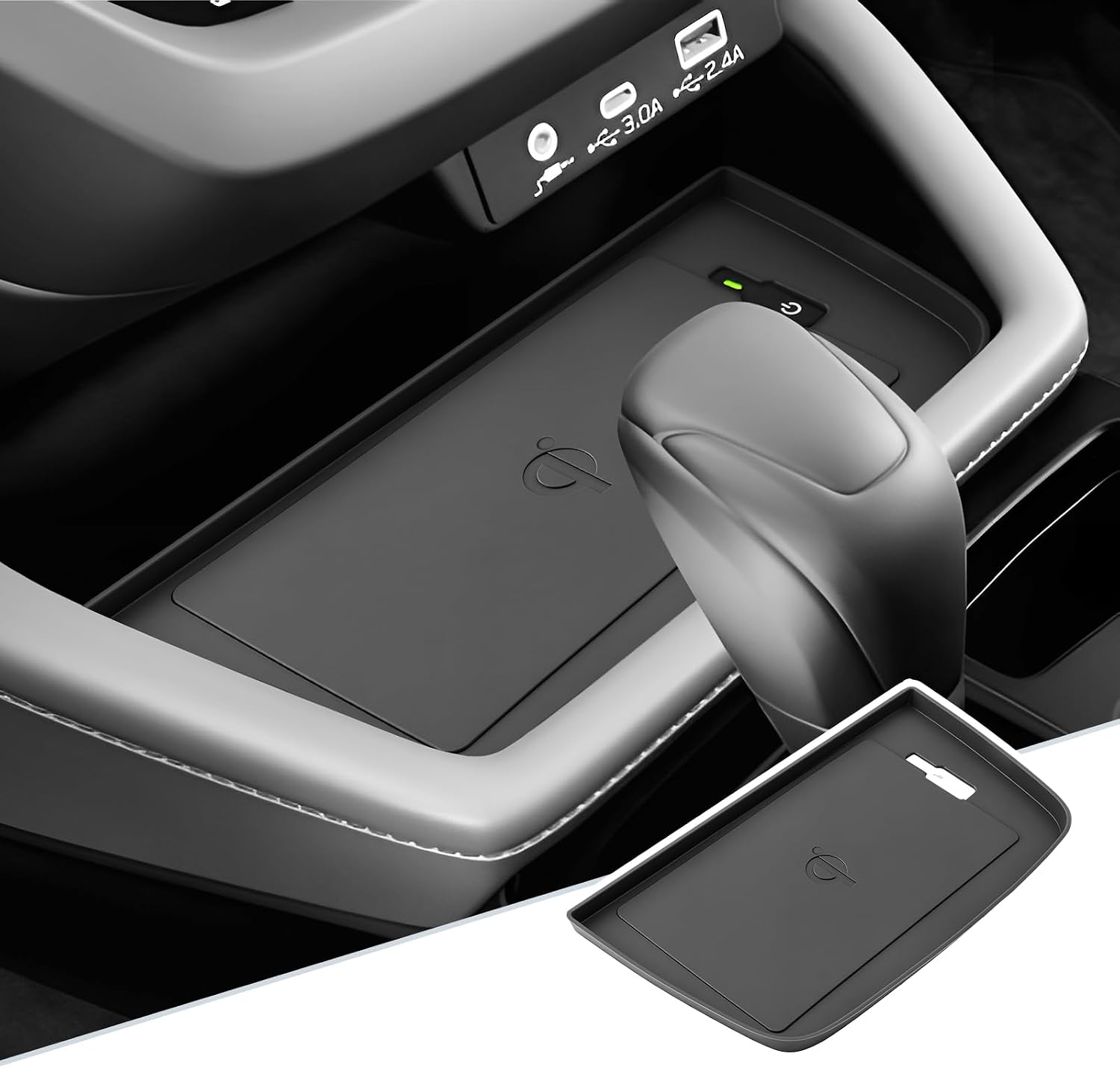 SKTU for 2026 Subaru Forester Wireless Charging Mat Forester Non-Slip Pad