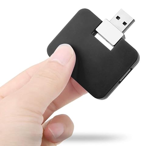 USB Hub 2 0 Mini Creative U Shape Hub with 4-Port USB for PC Laptop USB Data Transfer