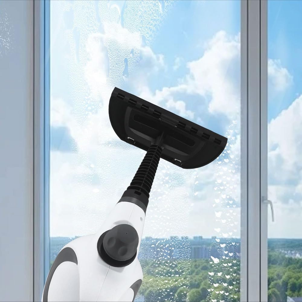 Nettoyeur Vapeur Steameo avec 9 Accessoires,Pratique, nettoyage en profondeur - Nettoyage Domestique Rapide pour Sols, Vitres, Tapis