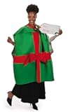 Fun Express Costume for Adults - Funny Holiday Gift Box Outfit for Office Party | Novelty Wearable Design | One Size Fits Most | Perfect for Halloween & Xmas