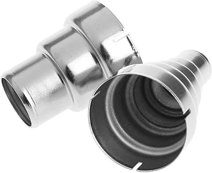 Heat Gun Nozzles Kit, Stainless Steel Hot Air Gun Attachments for Hot Air Gun Soldering Station Nozzle Tool, Heat Gun Nozzle Attachments