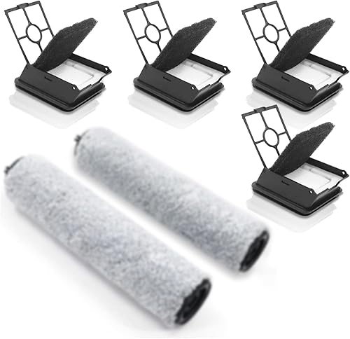 Miniatura 8 de Juego de filtros de rodillo de cepillo de repuesto para aspiradora Bissell HF3 3649A, juego de filtros de limpieza eficiente compatible con Bissell