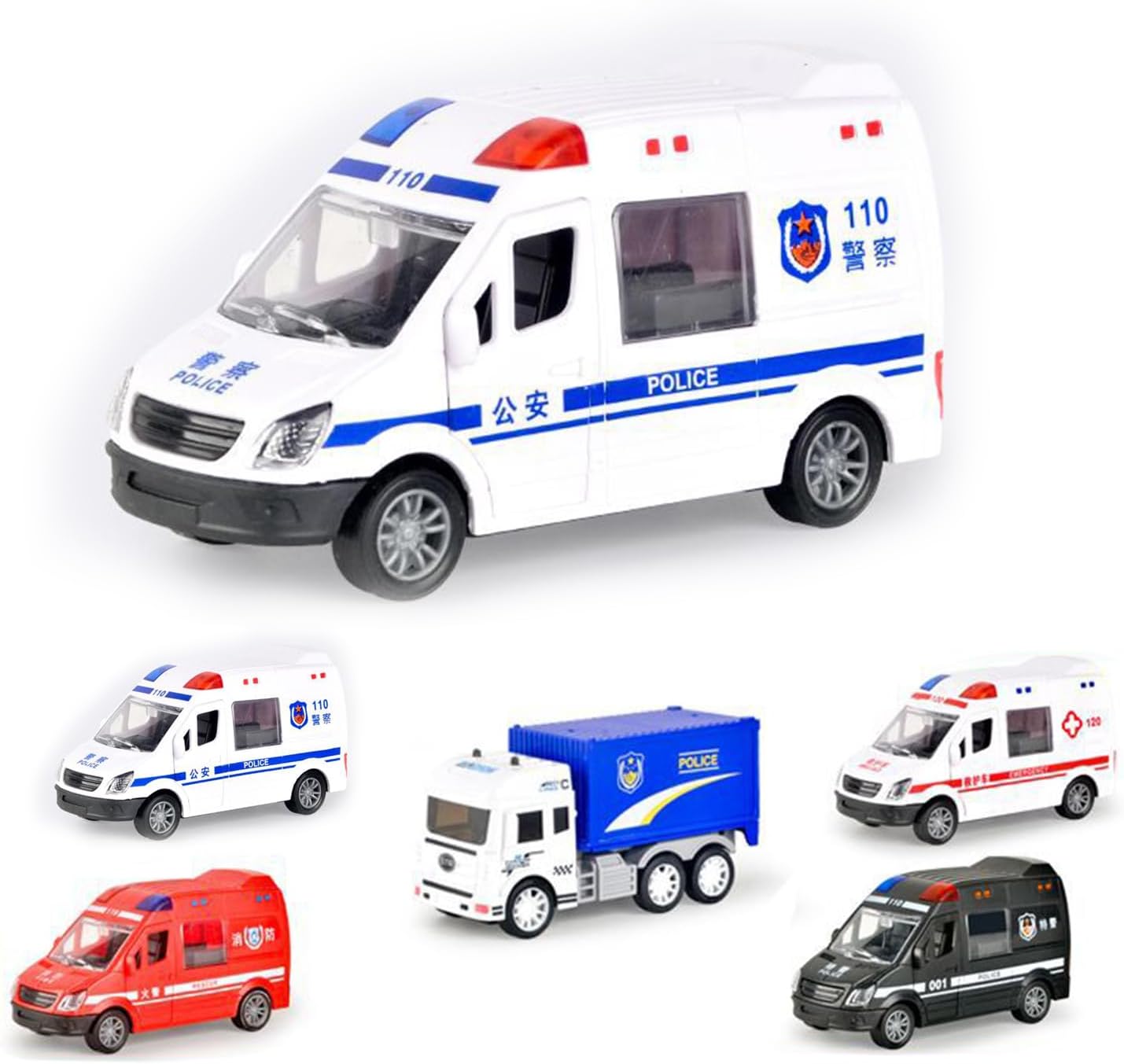 Pull Back Cars and Vehicles Set Model Car,Push and Go Car Toy,Friction Powered Die-Cast Cars for Toddlers, Boys, and Girls’ Educational Play