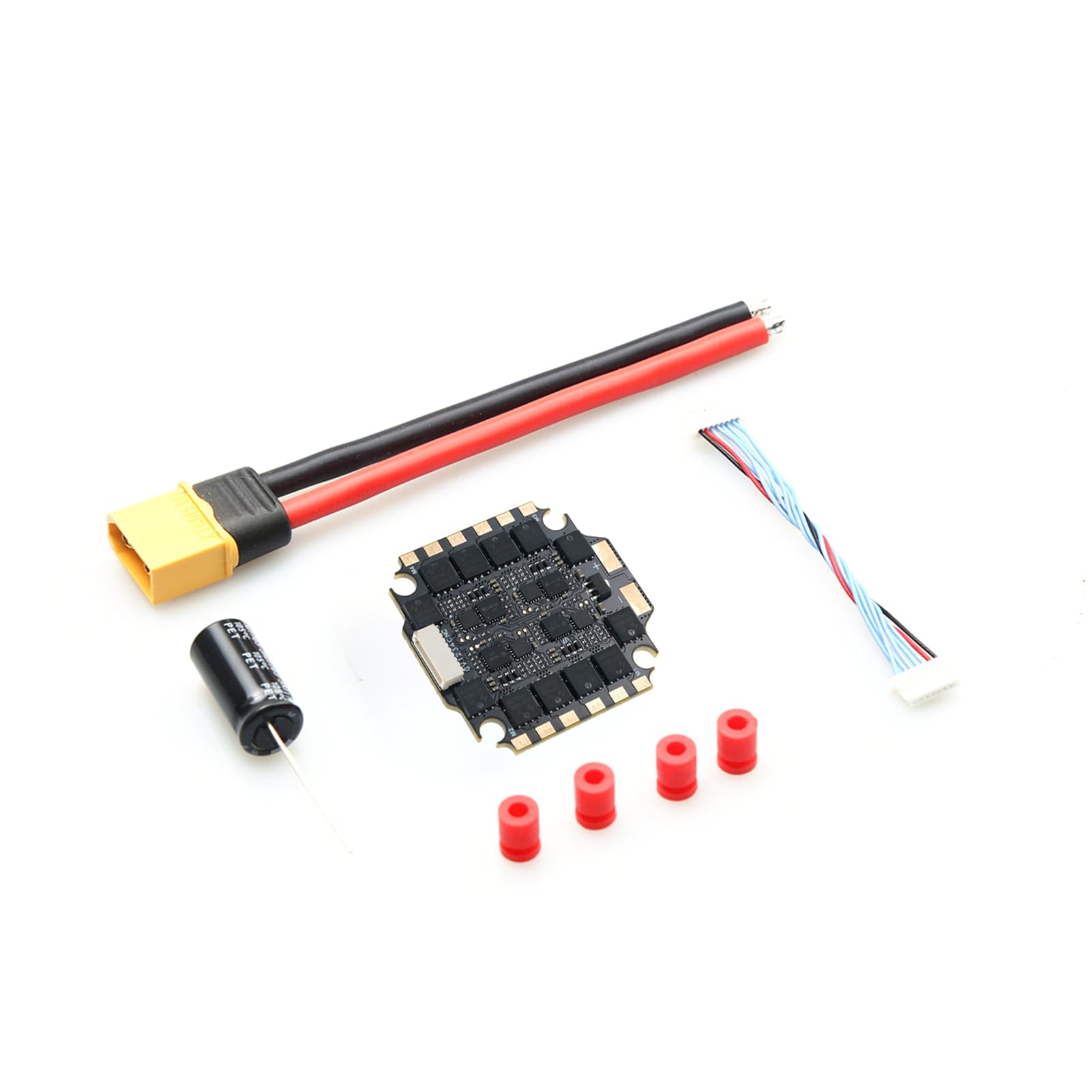 Zestaw 60A V3 4w1 ESC Wysokiej jakości bezszczotkowy regulator prędkości silnika Wysoka wydajność dla drona FPV Quadcopter Zdalnie sterowany samolot Trwały Lekki 15g 2-6S LIPO (60A)
