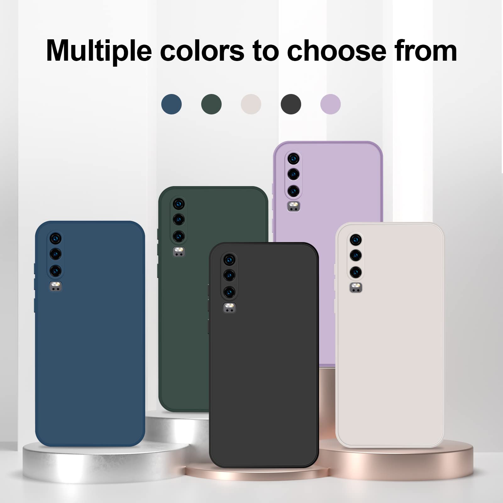 GiiYoon Funda para Huawei P30,Case de Silicona Suave de TPU Funda Protector de Goma Fexible Prueba Liviano y a Delgado de Golpes Antirrayas para Teléfono Huawei P30 — view 9