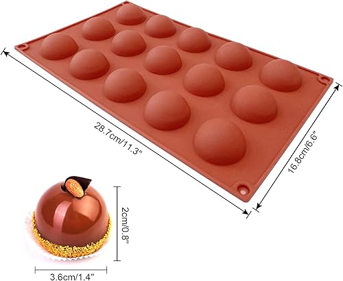Miniatura 67 de Walfos Molde de silicona para letras y números de chocolate, molde antiadherente para chocolate, hecho de silicona de grado alimenticio, sin BPA, 2