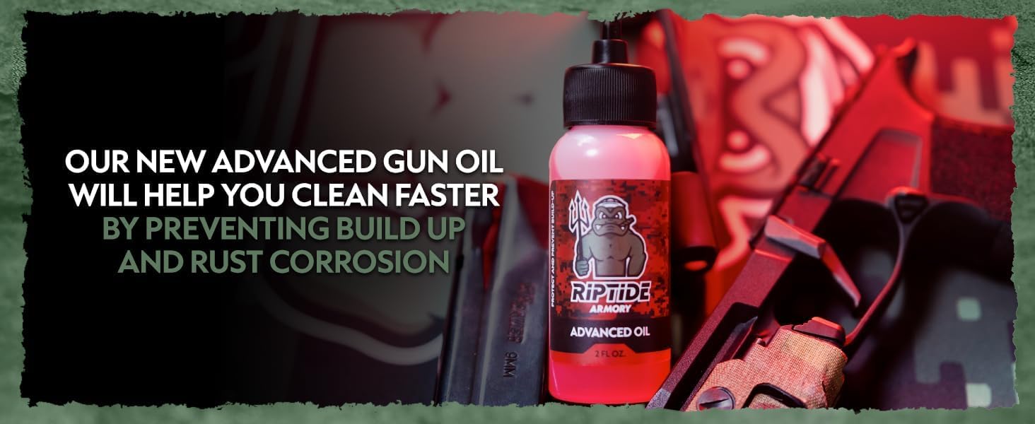 Riptide Armory Ultimate Cleaning Kit - Cleans, Lubes, Protects - Advanced Formula - Veteran Founded & Formulated by Former US Navy Seal - Image 4