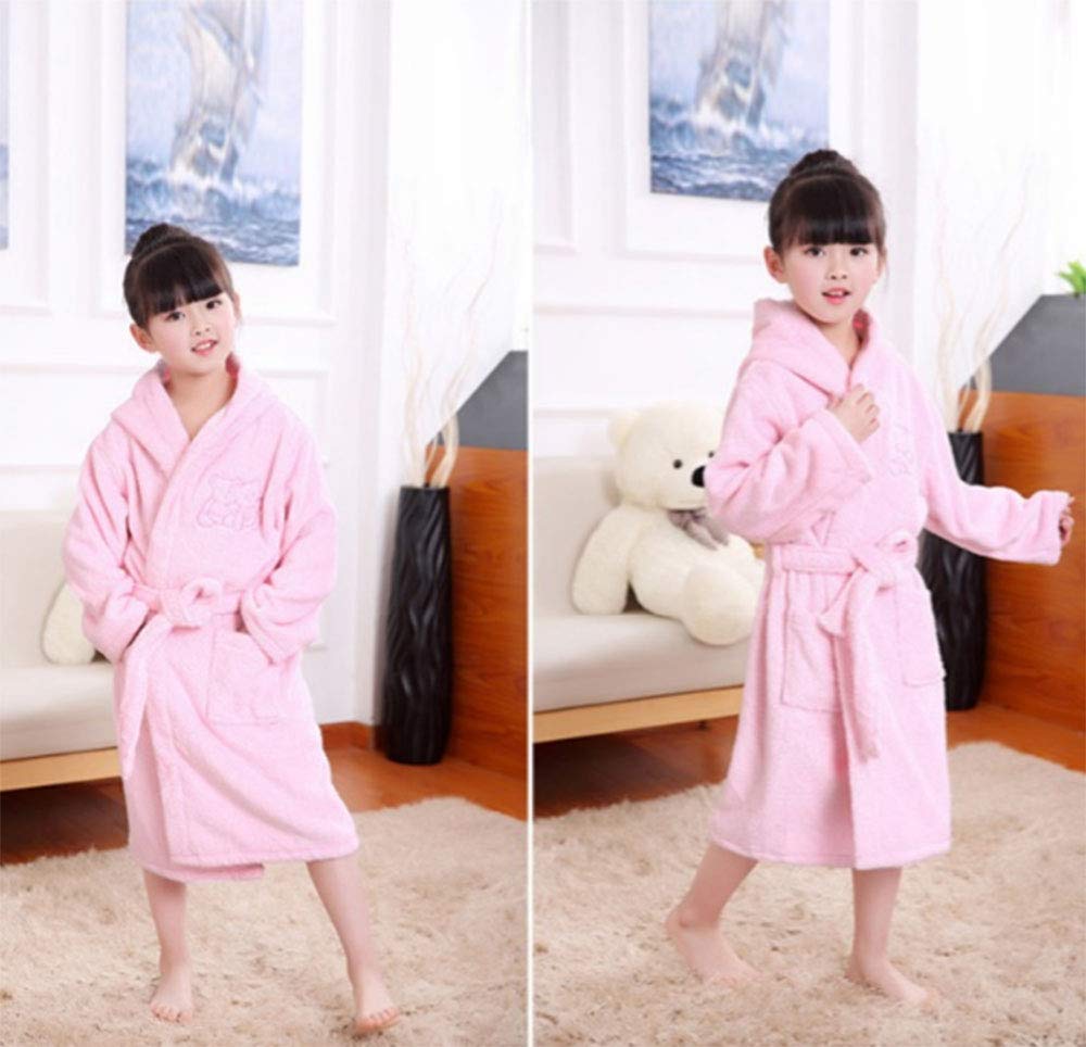 Albornoces Infantiles para Niños Pequeños, Toallas de Algodón Suave para Niños y Niñas, Envolturas con Capucha de Bebé, Hogar, Natación, SPA.
