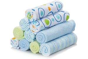 Spasilk Premium Washcloth Wipes: Baby Essentials for Delicate Skin