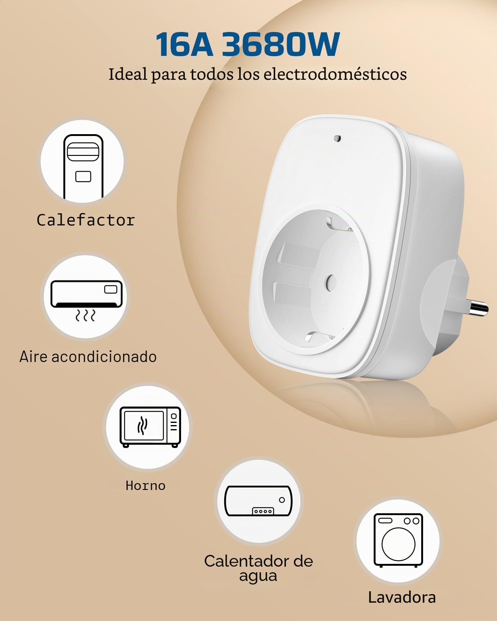 DEWENWILS Enchufes inalámbricos con mando a distancia, 16A 3680W, juego de enchufes enchufables de 2V5, interruptor inalámbrico ampliable para decoración festiva y dispositivos del hogar, alcance de