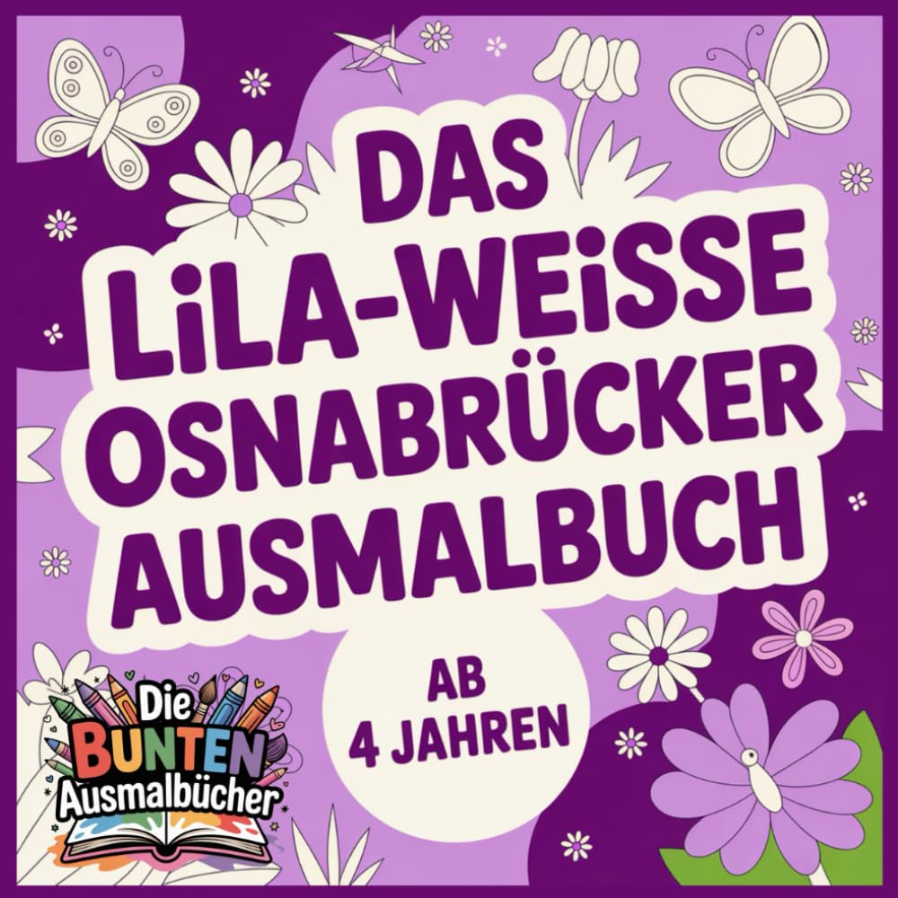 Das lila-weisse Osnabrücker Ausmalbuch (Die bunten Ausmalbücher)