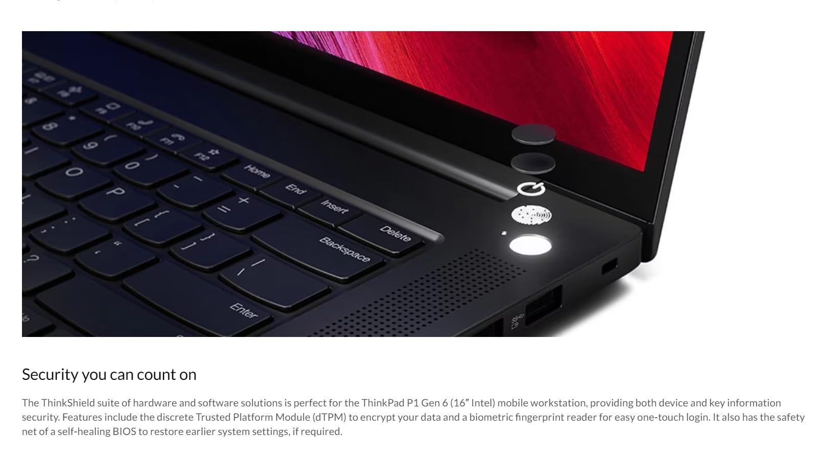 Lenovo Gen 6 ThinkPad P1 Laptop with Intel Core i7-13700H