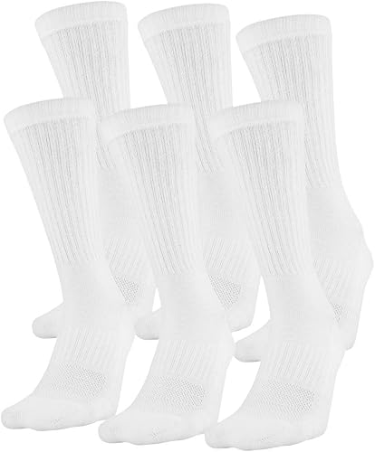 Miniatura 2 de Under Armour unisex-adult mens Training Cotton Crew Socks, Multipairs