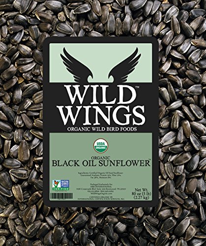 Wild Wings Organic Black Oil Sunflower Seeds 5lb