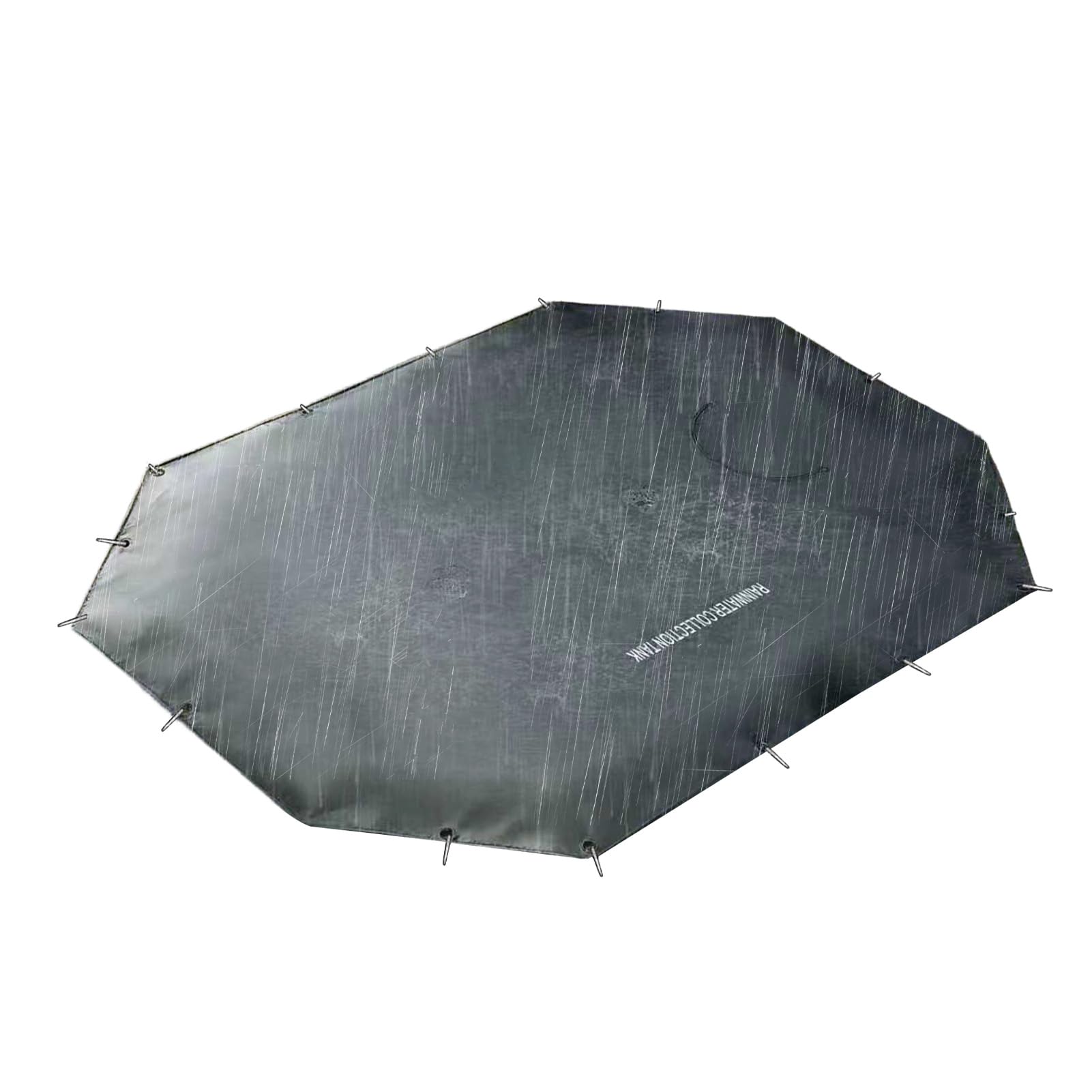 Collettore d'acqua sotterraneo per irrigazione a pioggia, 100 x 90 x 50 cm, serbatoio di scarico con strato di filtrazione, sistema di cattura nascosto con design intelligente per irrigazione da