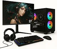 PC Gamer Completo Skill Ryzen 7 5700G, 16GB, Geforce RTX 4060 8GB, SSD 512GB M.2, 600W 80 Plus + Monitor 27' 100Hz - SK27011