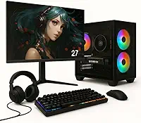 PC Gamer Completo Skill Ryzen 7 5700G, 16GB, Radeon Vega 8, SSD 1TB M.2, 500W + Monitor 27” 100Hz - SK27004