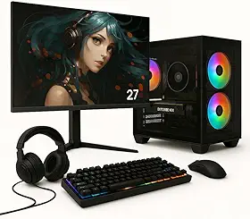 PC Gamer Completo Skill Ryzen 7 5700G, 16GB, Radeon Vega 8, SSD 1TB M.2, 500W + Monitor 27” 100Hz - SK27004