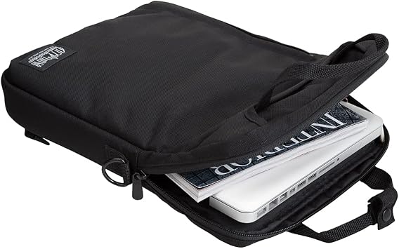 Manhattan Portage Commuter Jr Laptop Bag (13 In) 3-Way Carry With Removeable Shoulder Strap In 1000D Cordura For Work College (Black)