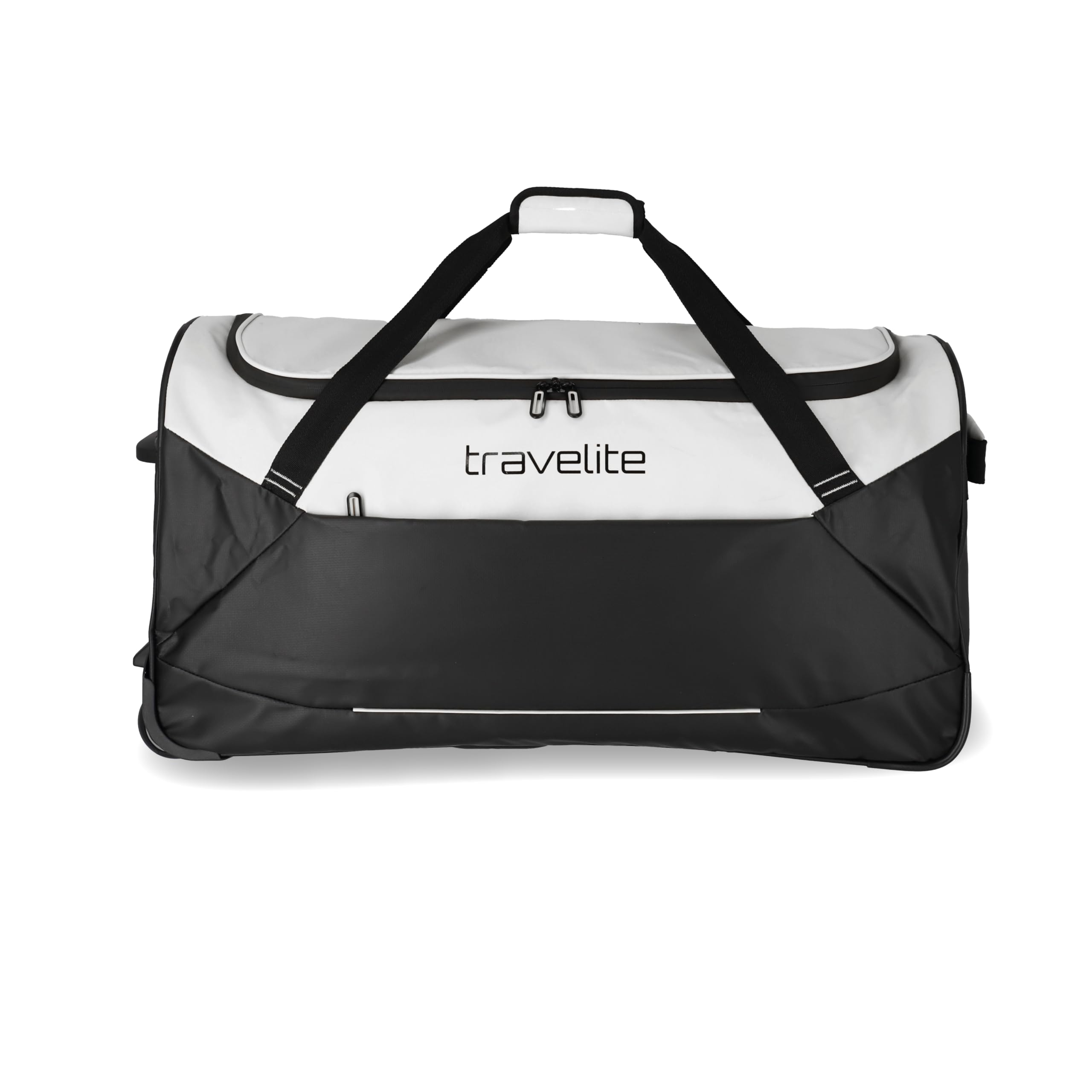 Travelite Trolley Reisetasche mit Rollen aus wasserabweisendem Material, Basics Weichgepäck Rolltasche mit großem Hauptfach, 71 cm, 97 Liter