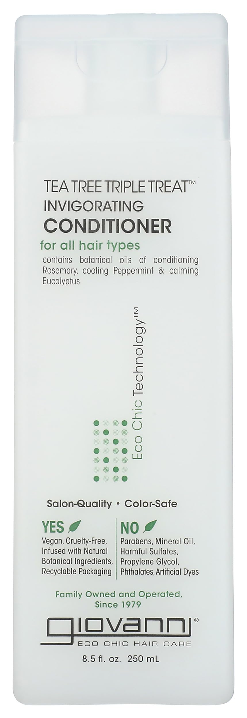 Invigorating Tea Tree Conditioner - Triple Treat Cleansing, Moisturizing, and Refreshing Formula, 8.5 Ounce (Pack of 1)