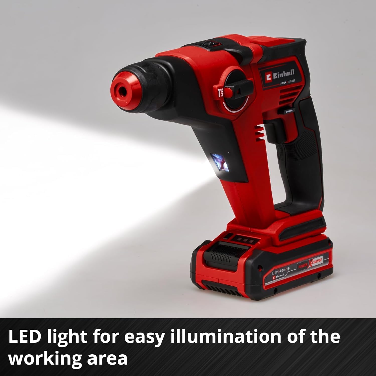 SDS-Plus tool holder with semi-automatic operation