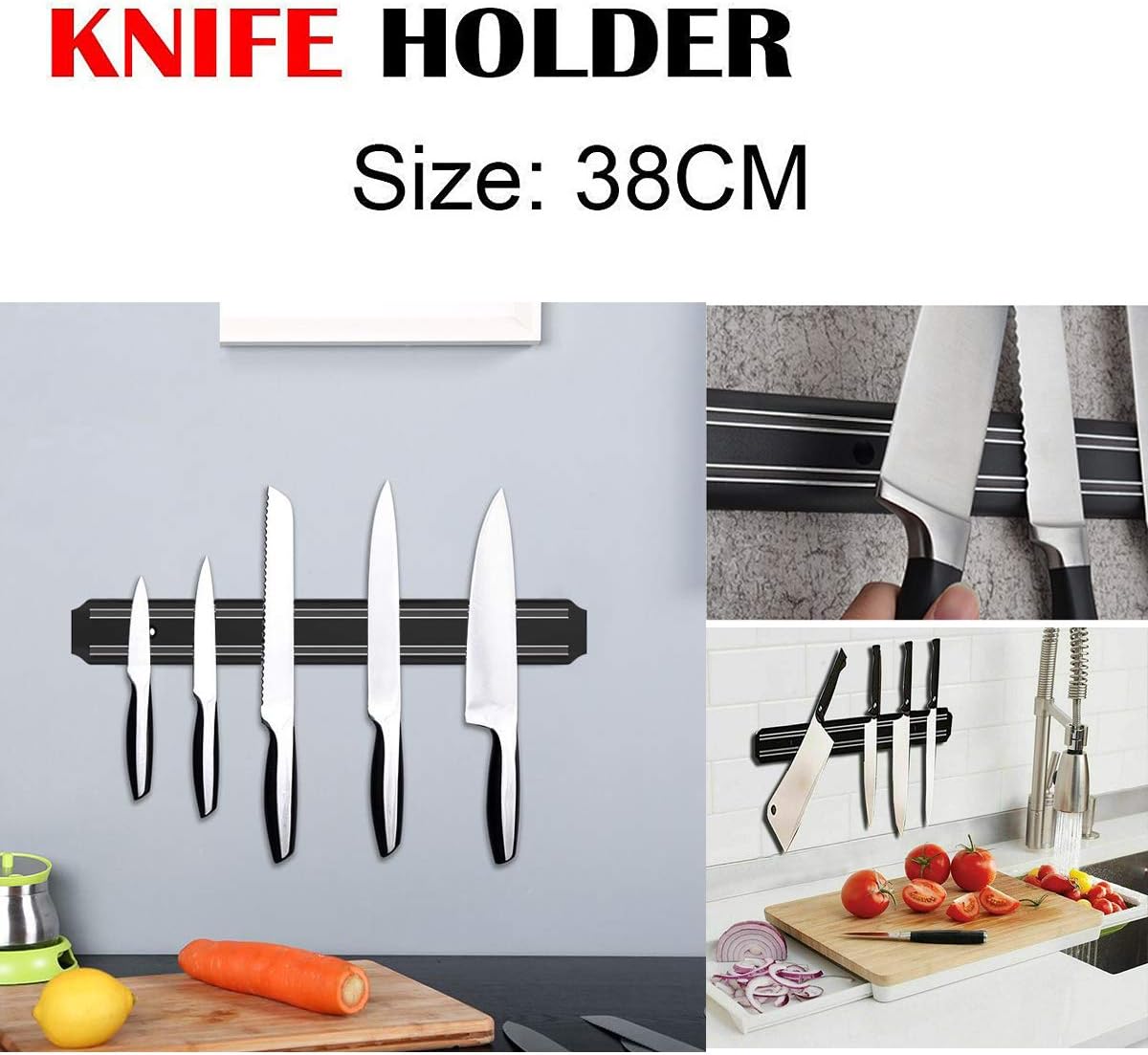 Up To 40% OFF Magnetic Knife Strip Holder Rack Tool Bar Magnet 15 Inch Multipurpose Magnetic Knife Rack Strong Powerful Kitchen Storage Display Organizer Easy Install Secure Laundry Garage Workshop Shed Hottest Sale Magnetic Knife Strip Holder Rack Tool Bar Magnet 15 Inch Multipurpose Magnetic Knife Rack Strong Powerful Kitchen Storage Display Organizer Easy Install Secure Laundry Garage Workshop Shed