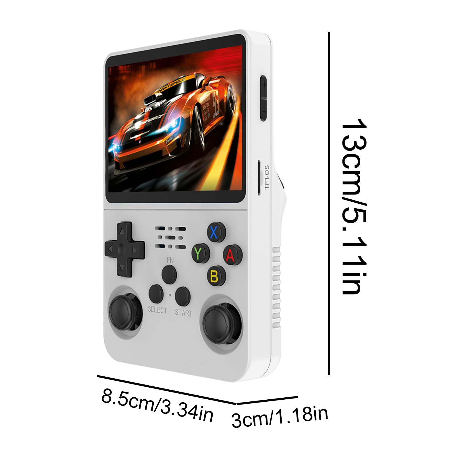 Console Retrò Classico Ricaricabile 3,5 Pollici Intrattenimento | Video Portatile Regalo Adulti Famiglia Libero Viaggio Casa Facile Uso Compatto Durevole | for
