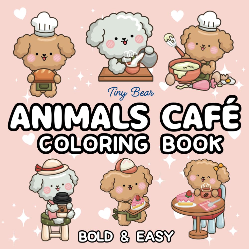 Bold And Easy Animal Ausmalbuch – Große Motive Mit Dicken Linien Für Erwachsene, Kinder & Senioren