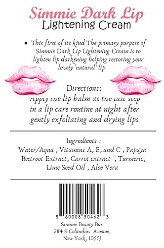 Simmie Dark Lip Lightening Cream (Small)