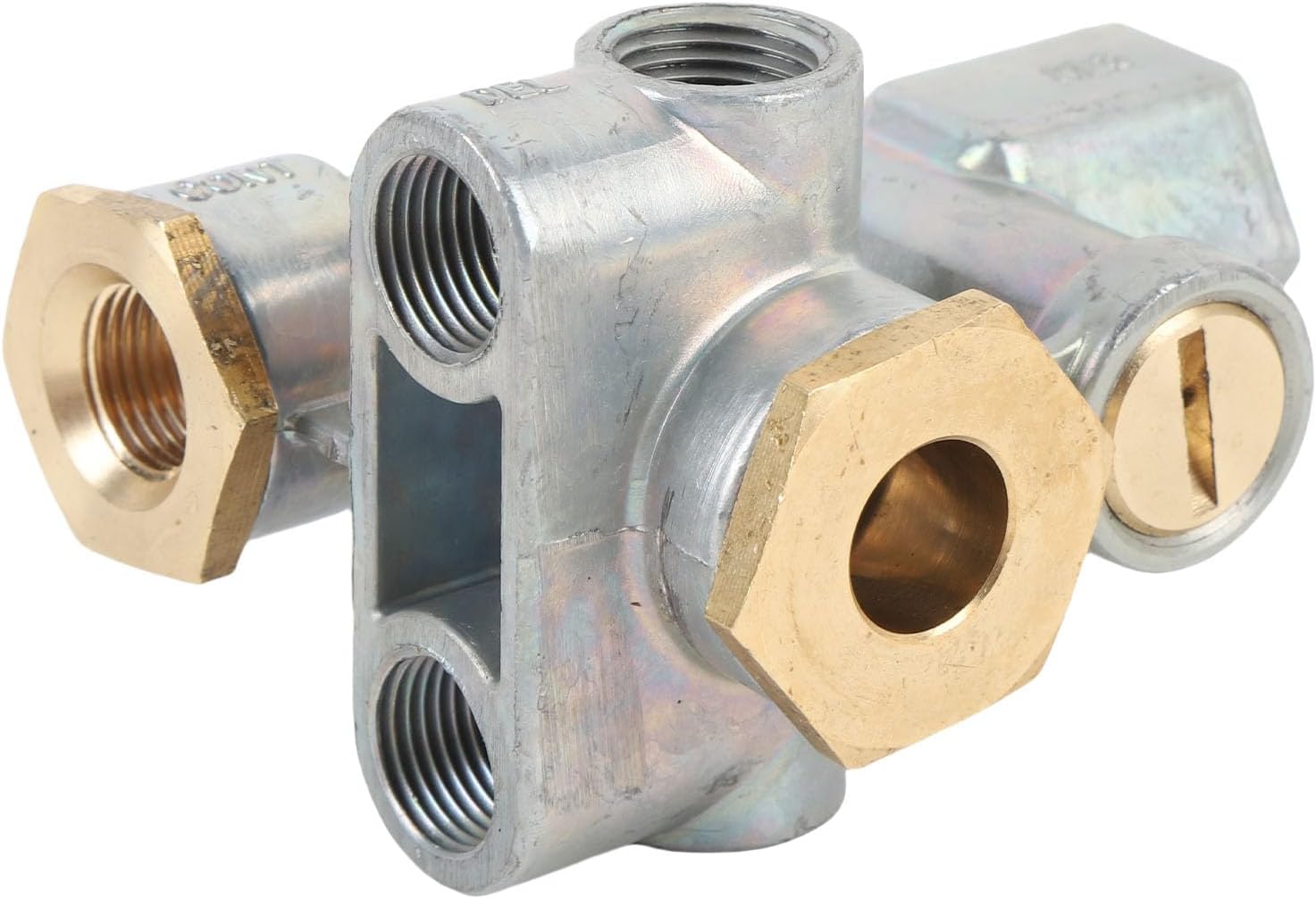 Zerone 110500 Spring Brake Control Valve, Replacement for 110500X 170.110500 065438 51131, with 3/8 Inch Ports for Trailer Emergency Stop Priority Parking