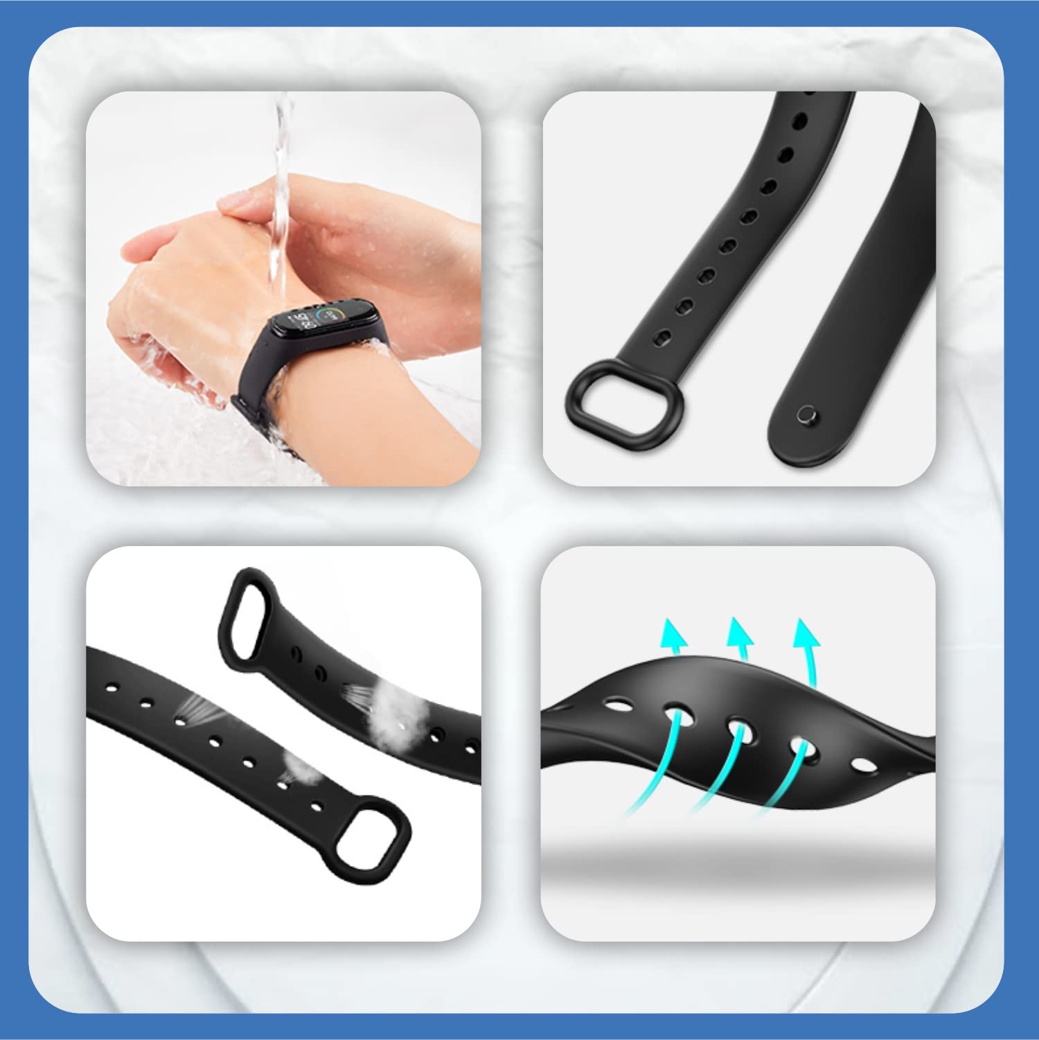 Replacement Strap Mi Band Hrx Edition Techonto Replacement Band