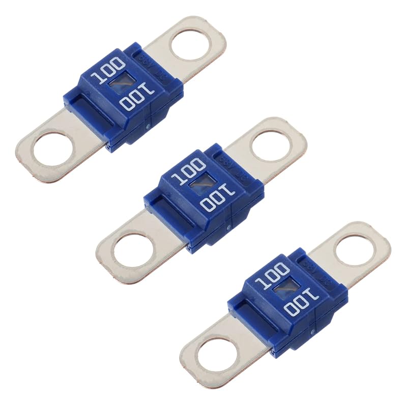 Fusível Midi AMI BOJACK 100 A com Fixação por Parafuso para Veículos – Pacote com 3 unidades