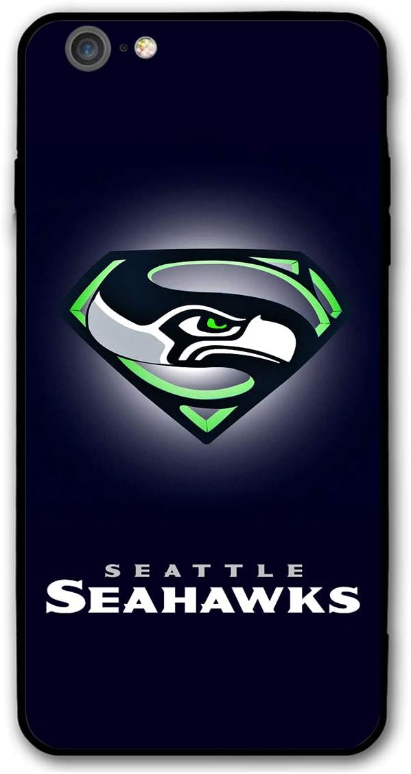 iPhone 6 iPhone 6S case, Ultra-Thin Printed Acrylic Rear Panel with Soft TPU Bumper Military Cover for iPhone 6/6S Only 4.7 inches (Seahawks-SS02)