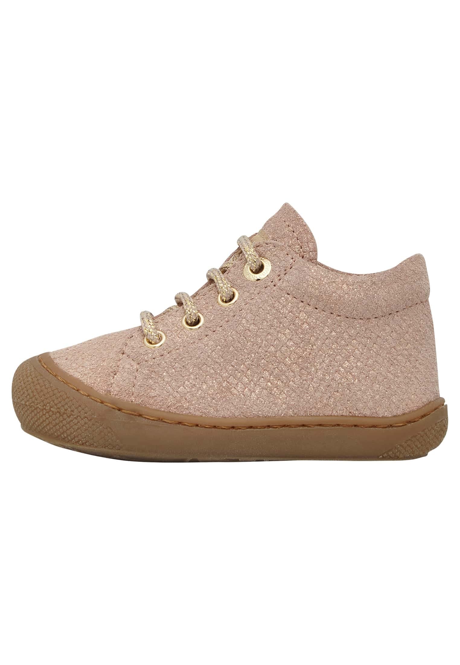 Naturino Cocoon Suede First Steps Shoes, Pink Light, 28 EU