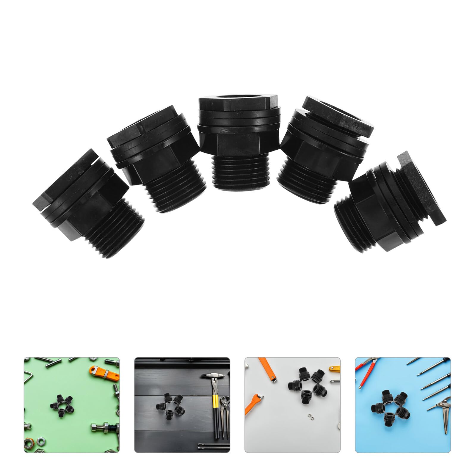 15 Piezas Conector de Manguera de Jardín X Resistente para Tanques de Agua Acoplamiento Rápido y Duradero para Riego y Limpieza Exterior Interior