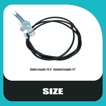 60-210 Throttle Control Cable assembly Universal 72 Replace 94509