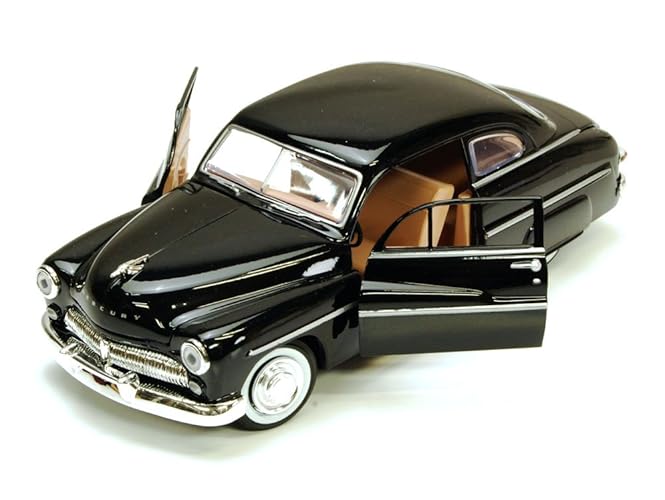 1949 Mercury Eight Coupe, Black - Motormax 73225-1/24 Scale Diecast Model Toy Car