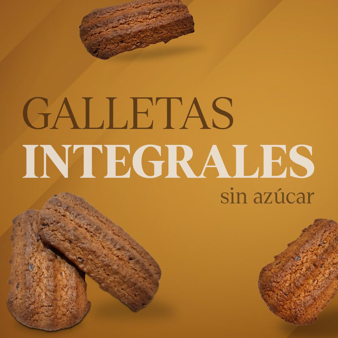 LAPASION - Galletas Integrales RICA en fibras | Galletas Sin Azúcar | Galletas Rizadas Integrales |Limón MANTEQUILLA y Vainilla | 2kg