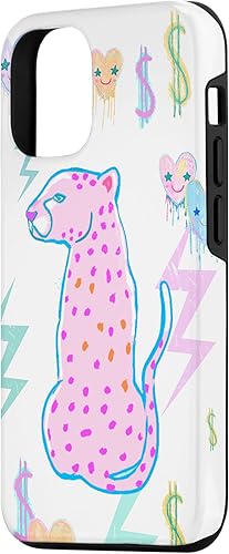 Vista 68 de iPhone 11 Pro Max Preppy Art Cheetah, Pink Cheetah, Preppy Art - Funda estética