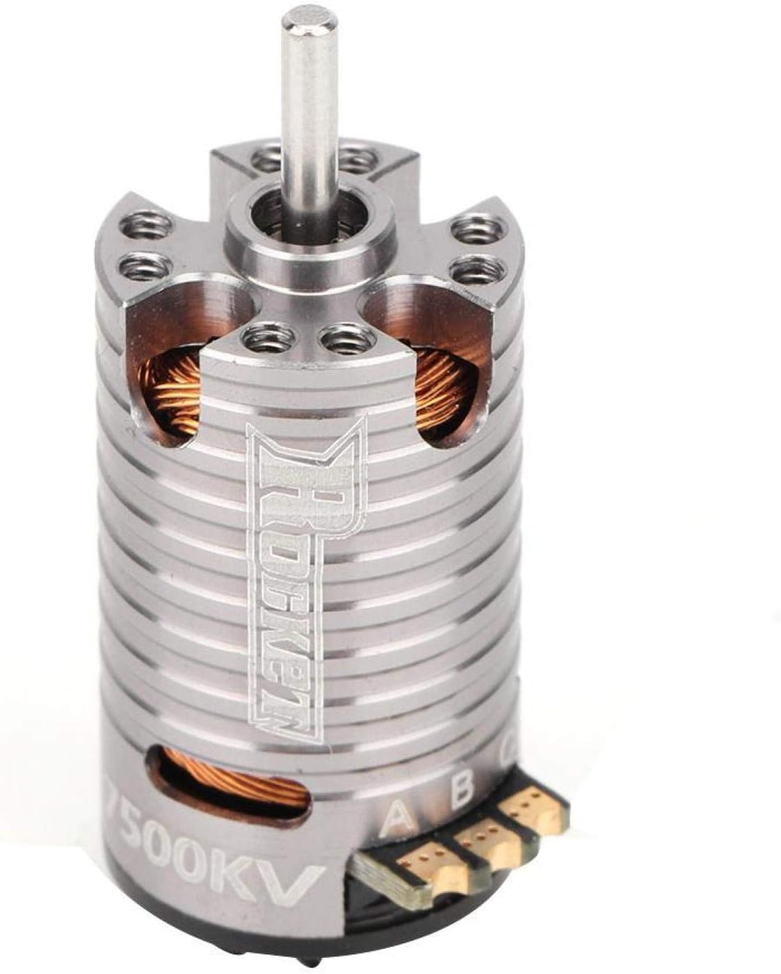 EVTSCAN RC Motor, Rocket MINI-Z 7500KV 2Poles Brushless Motor for 1/24 1/28 RC Model Car