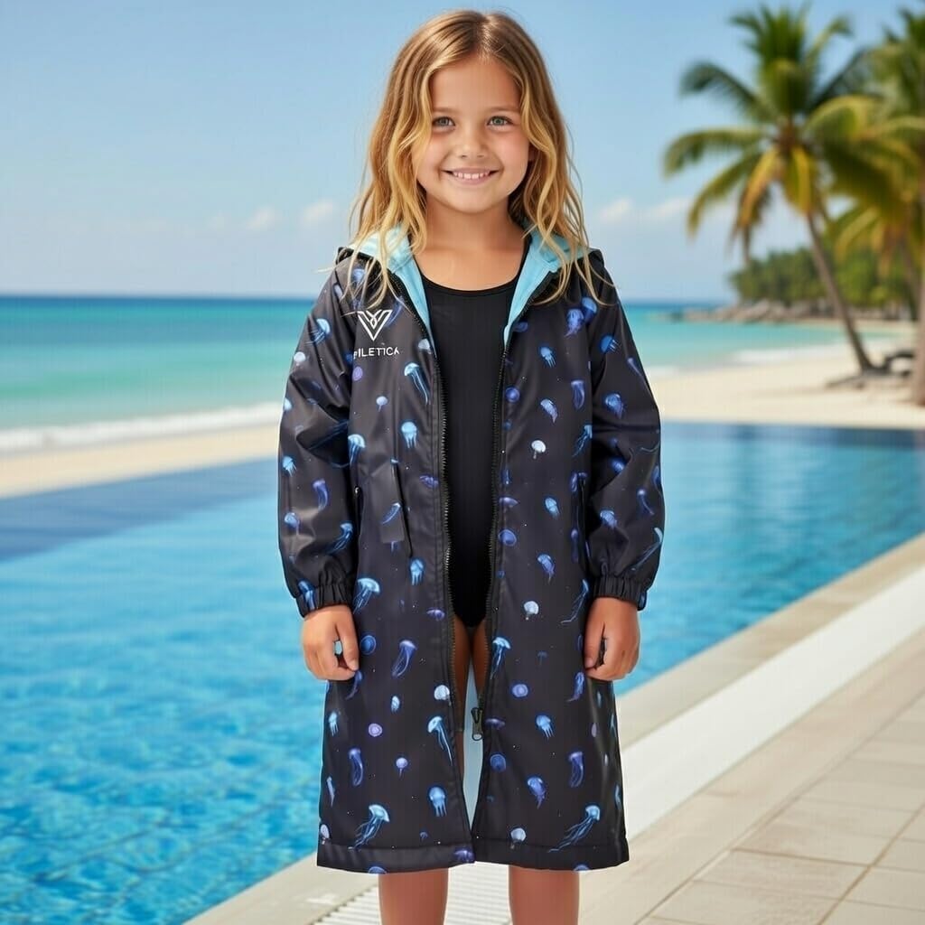V ATHLETICA Kids Swim Parka - Image 5