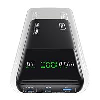 INIU Power Bank, 25000mAh 140W Powerbank Ricarica Rapida,Display LED USB C Input &