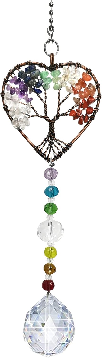 Persofine Tree of Life Crystal Suncatcher Review: Best Garden Hanging Rainbow Maker for Backyards