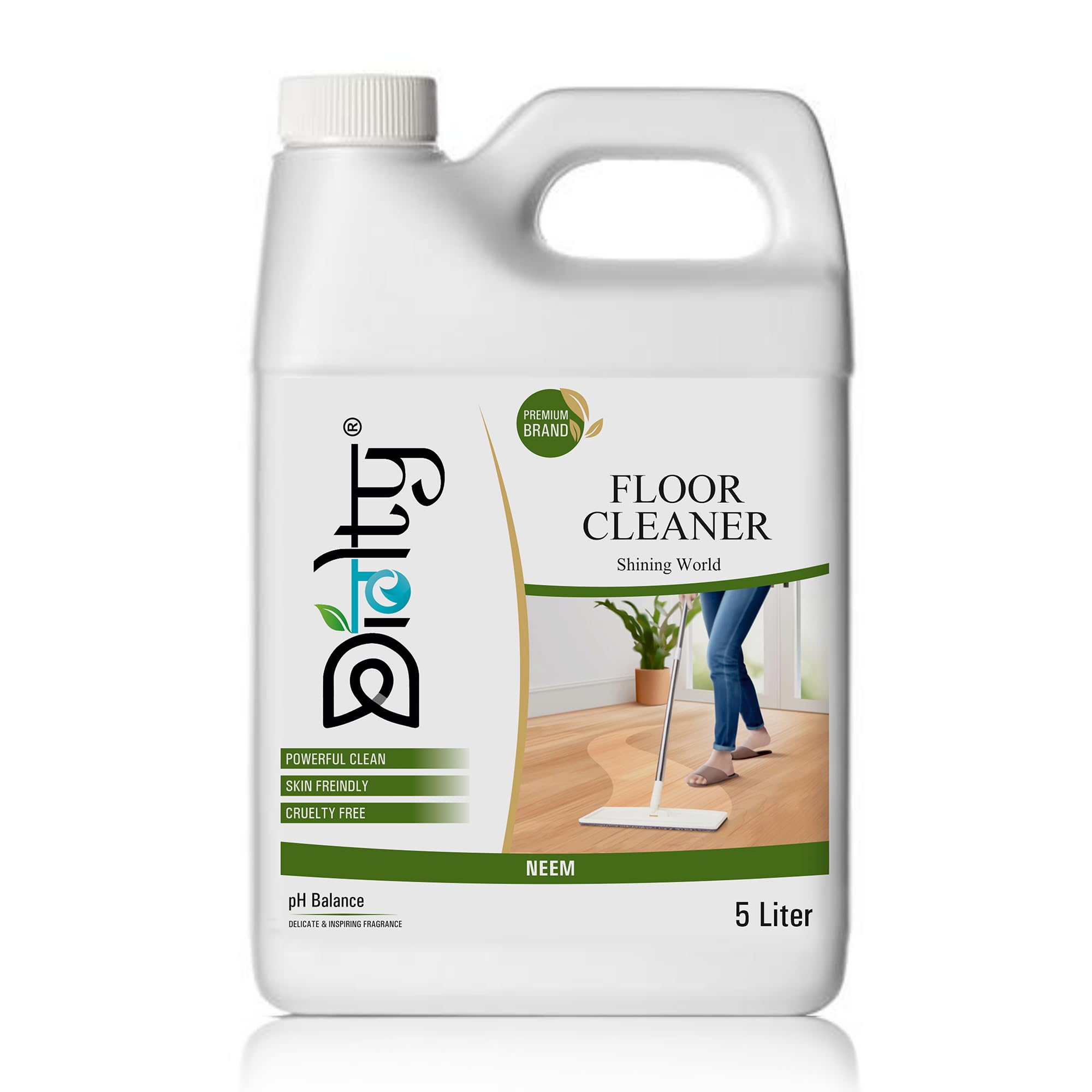 Diolty Floor Cleaners liquids 5 Liter, Bathroom Tiles, Surface Cleaning Liquid, Ecofriendly, Non-Toxic, Skin Friendly, Tiles cleaners 5L (Neem) (B0D25S78VK) Amazon Price History, Amazon Price Tracker