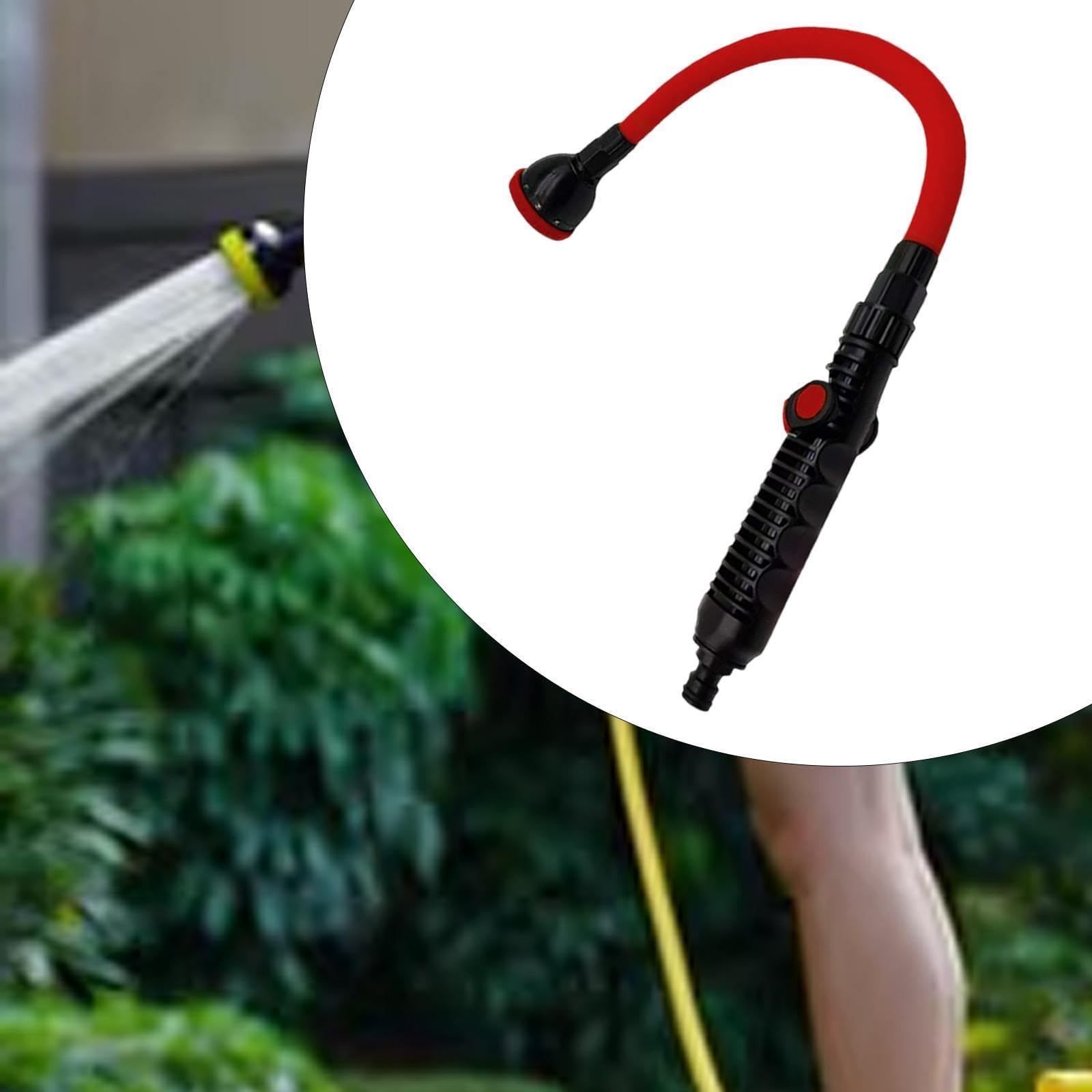 Flexible Watering Wand With 360 Degree Rotations Strong Pressure Hose Nozzle Sprayer For Garden And Outdoor
